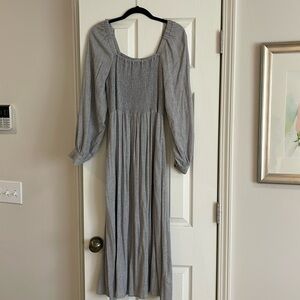 Madewell smocked midi dress